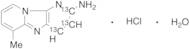 2-Amino-6-methyldipyrido[1,2-a:3',2'-d]imidazole-13C3 Hydrochloride Hydrate (>85%)