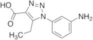 1-(3-Aminophenyl)-5-ethyl-1H-1,2,3-triazole-4-carboxylic Acid