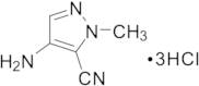 4-Amino-2-methylpyrazole-3-carbonitrile Trihydrochloride