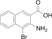 3-Amino-4-bromonaphthalene-2-carboxylic Acid