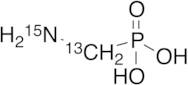 Aminomethanephosphonic Acid-13C,15N