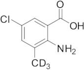 2-Amino-5-chloro-3-methylbenzoic Acid-d3
