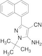 5-Amino-3-(1-naphthyl)-4-cyano-1-tert-butylpyrazole