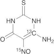 6-Amino-5-nitroso-2-thiouracil-13C,15N