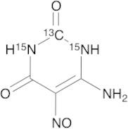 6-Amino-5-nitrosouracil-13C,15N2