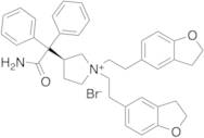 (3S)-3-(2-Amino-2-oxo-1,1-diphenylethyl)-1,1-bis[2-(2,3-dihydro-5-benzofuranyl)ethyl]pyrrolidinium…