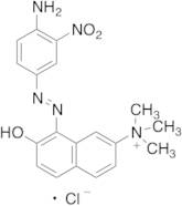 8-((4-Amino-3-nitrophenyl)diazenyl)-7-hydroxy-N,N,N-trimethylnaphthalen-2-aminium Chloride (Technical Grade)