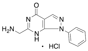 6-(Aminomethyl)-1-phenyl-1H-pyrazolo[3,4-d]pyrimidin-4(7H)-one Hydrochloride