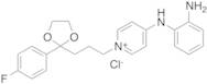 4-[(2-Aminophenyl)amino]-1-[3-[2-(4-fluorophenyl)-1,3-dioxolan-2-yl]propyl]pyridinium Chloride