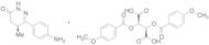 (5S)-6-(4-Aminophenyl)-4,5-dihydro-5-methyl-3(2H)-pyridazinone Di-p-anisoyl-l-tartaric Acid Salt