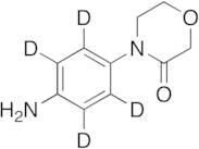 4-(4-Aminophenyl)-3-morpholinone-d4