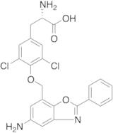 O-[(5-Amino-2-phenyl-7-benzoxazolyl)methyl]-3,5-dichloro-L-tyrosine