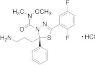 (2S)-2-(3-Aminopropyl)-5-(2,5-difluorophenyl)-N-methoxy-N-methyl-2-phenyl-1,3,4-thiadiazole-3(2H)-carboxamide Hydrochloride