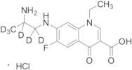 7-((2-Aminopropyl-1,1,2,3,3,3-D₆)amino)-1-ethyl-6-fluoro-4-oxo-1,4-dihydroquinoline-3-carboxylic Acid Hydrochloride