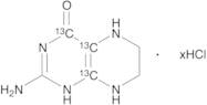2-Amino-5,6,7,8-tetrahydro-4(1H)pteridinone-13C3 Hydrochloride