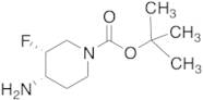 (3R,4S)-4-Amino-3-fluoropiperidine-1-carboxylic Acid tert-Butyl Ester