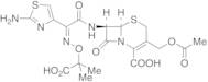 7β-[(Z)-2-(2-Aminothiazol-4-yl)-2-(1-carboxy-1-methylethoxyimino)acetamido]-3-acetoxymethyl-3-ceph…