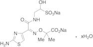 (Z)-2-(((1-(2-Aminothiazol-4-yl)-2-((2-hydroxy-2-sulfonatoethyl)amino)-2-oxoethylidene)amino)oxy)-2-methylpropanoate Disodium Hydrate
