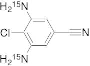 3,5-Diamino-4-chlorobenzonitrile-15N2