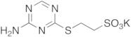 2-(4-Amino-1,3,5-triazin-2-yl)sulfanylethanesulfonic Acid Potassium Salt