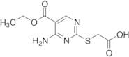 2-{[4-Amino-5-(ethoxycarbonyl)pyrimidin-2-yl]sulfanyl}acetic Acid