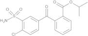 2-[3-(Aminosulfonyl)-4-chlorobenzoyl]-benzoic Acid Isopropyl Ester