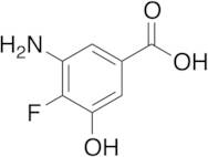 3-Amino-4-fluoro-5-hydroxybenzoic Acid