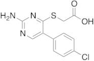 2-((2-Amino-5-(4-chlorophenyl)pyrimidin-4-yl)thio)acetic Acid