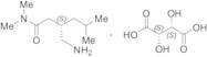 (S)-3-(Aminomethyl)-N,N-dimethyl-5-methyl Hexanamide D-(-)-Tartrate