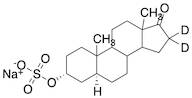 Sodium 5α-Androstan-3α-ol-17-one-16,16-d2 Sulfate