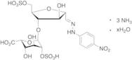 2,5-Anhydro-4-O-(2-O-sulfo-Alpha-L-idopyranuronosyl)-D-mannose 1-[(4-Nitrophenyl)hydrazone] 6-(Hydrogen sulfate) Triammonium Salt Hydrate