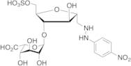 2,5-Anhydro-4-O-alpha-L-idopyranuronosyl-D-mannose 1-[(4-Nitrophenyl)hydrazinyl)methyl)] 6-(Hydrogen sulfate)