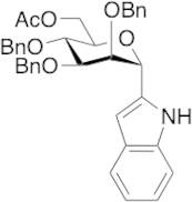 (1R)-1,5-Anhydro-1-C-1H-indol-2-yl-2,3,4-tris-O-(phenylmethyl)-D-Mannitol 6-Acetate