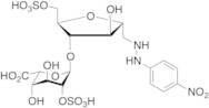 2,5-Anhydro-4-O-(2-O-sulfo-alpha-L-idopyranuronosyl)-D-mannose 1-[(4-Nitrophenyl)hydrazinyl)methyl)] 6-(Hydrogen Sulfate)