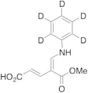 4-Anilinomethylenepentenedioic Acid-d5 5-Methyl Ester