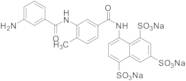 8-[3-(m-Aminobenzamido)-p-toluamido]-1,3,5-naphthalenetrisulfonic Acid Trisodium Salt