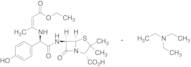 Amoxicillin (3-​Ethoxy-​1-​methyl-​3-​oxo-​1-​propenyl)​amino Diethylethanamine