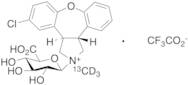 Asenapine-13C,d3 N-Beta-D-Glucuronide Trifluoroacetic Acid Salt