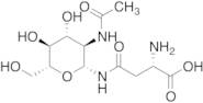 2-Acetamido-1-N-(b-L-aspartyl)-2-deoxy-b-D-glucopyranosylamine
