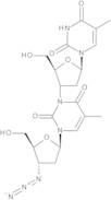 3'-[3-(3-Azido-2,3-dideoxy-b-D-erythro-pentofuranosyl)-3,6-dihydro-5-methyl-2,6-dioxo-1(2H)-pyrimidinyl]-3'-deoxy-thymidine