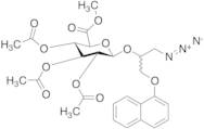 1-(Azidomethyl)-2-(1-naphthalenyloxy)ethyl Beta-D-Glucopyranosiduronic Acid Methyl Ester 2’,3’,4...