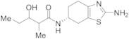 N-​[(6S)​-​2-​Amino-​4,​5,​6,​7-​tetrahydro-​6-​benzothiazolyl]​-​3-​hydroxy-​2-​methyl-pentanamide