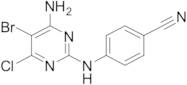 4-(4-Amino-5-bromo-6-chloropyrimidin-2-ylamino)benzonitrile