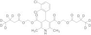 Bis((butyryloxy)methyl) 4-(2,3-dichlorophenyl)-2,6-dimethyl-1,4-dihydropyridine-3,5-dicarboxylate-D₁₀