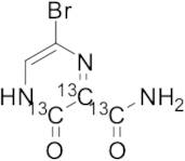 6-Bromo-3,4-dihydro-3-oxo-2-pyrazinecarboxamide-13C3