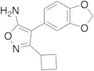 4-(2H-1,3-Benzodioxol-5-yl)-3-cyclobutyl-1,2-oxazol-5-amine