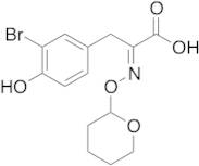 (aE)-3-Bromo-4-hydroxy-a-[[(tetrahydro-2H-pyran-2-yl)oxy]imino]benzenepropanoic Acid