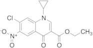 Ethyl 7-Chloro-1-cyclopropyl-6-nitro-4-oxo-1,4-dihydroquinoline-3-carboxylate