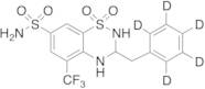 6-Destrifluoromethyl-5-trifluoromethyl Bendroflumethiazide-D5 (Impurity)