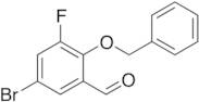5-Bromo-3-fluoro-2-(phenylmethoxy)benzaldehyde